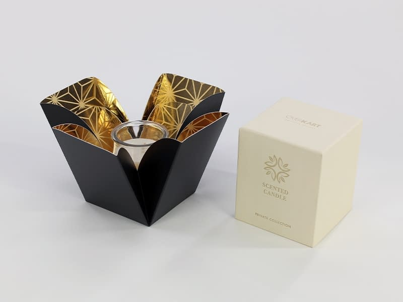 Candle gift box – Rigid and foldable